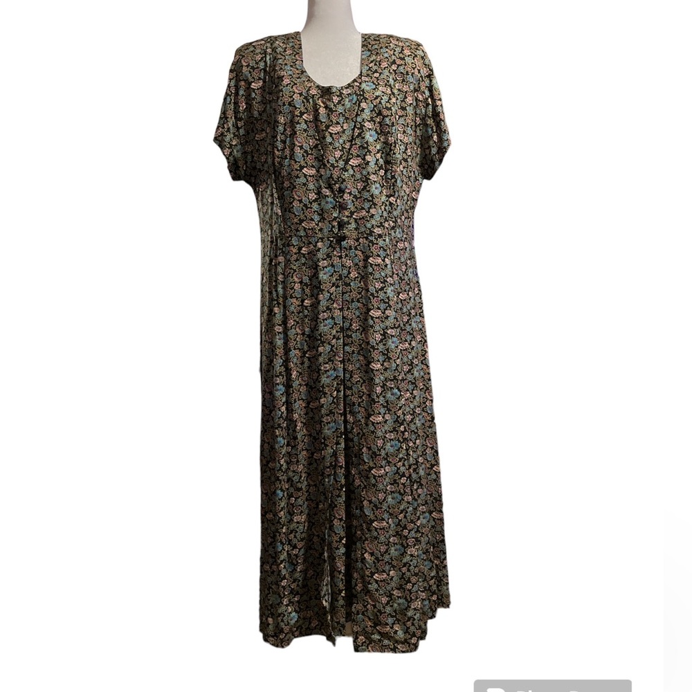 Vintage Y2K Floral Maxi Dress